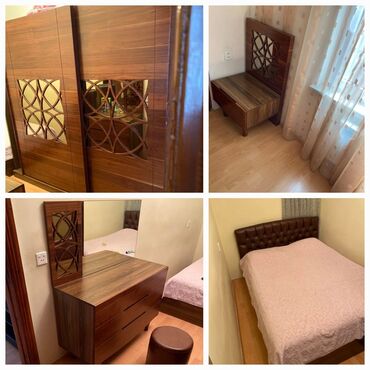 Sifarişlə masa və oturacaq dəstləri: İkinəfərlik çarpayı, Dolab, Termo, 2 tumba, İşlənmiş