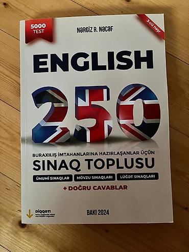 Тесты: Məhsul: “English 250 – Buraxılış imtahanlarına hazırlaşanlar üçün — 1