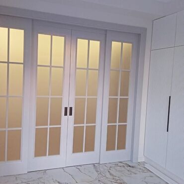 Двери и комплектующие: Витражные двери на заказ, от180$ за метр кв.раздвижная