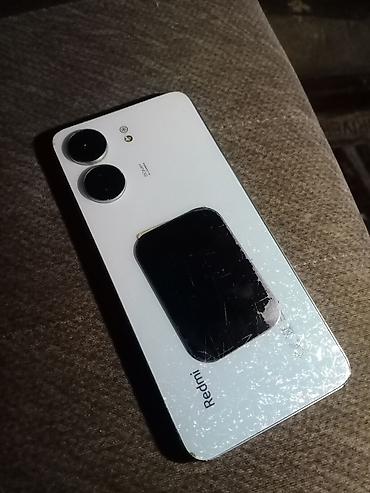 redmi note 12 pro lalafo: Redmi, Redmi 13C, Б/у, 4 ГБ, цвет - Белый, 2 SIM — 2