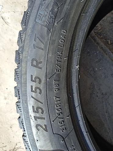 Шины: Шины 215 / 55 / R 17, Зима, Б/у, 1 шт, Легковые, Германия, Michelin — 4