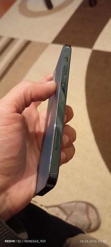 iphone xd: IPhone 12 Pro, 128 GB, Pacific Blue, Barmaq izi, Face ID — 5