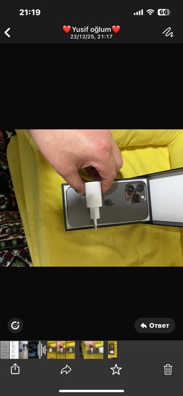 Apple iPhone: IPhone 13 Pro, 256 GB, Midnight, Simsiz şarj — 2