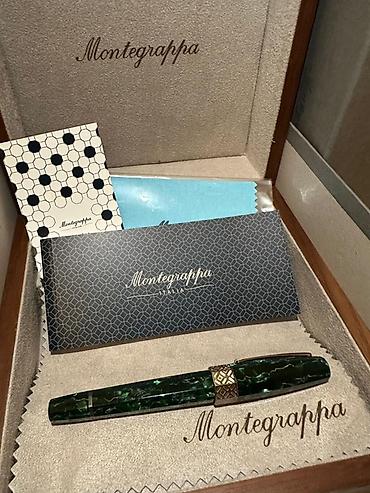 Ofis ləvazimatları: Montegrappa lüks yazı aləti – hədiyyə dəstində Məhsul: - Brend — 2
