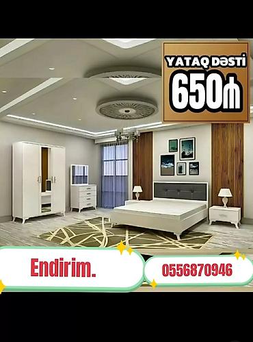 Спальные гарнитуры: Yataq desti yataq mebeli spalni mebeli Yataq otağı mebel dəstləri – — 6