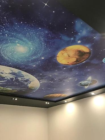 Натяжной потолок: Натяжной потолок Глянцевое, Матовое, 3D потолки Гарантия, Бесплатная консультация, Монтаж — 5