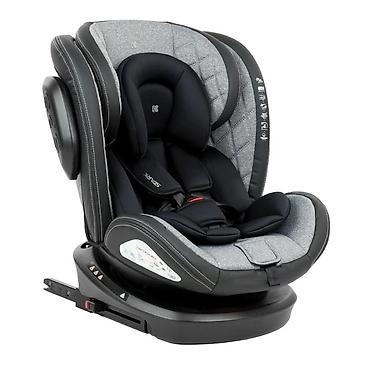 termo helanki: KIKKA BOO STARK ISOFIX – autosedište 0–1–2–3 (0–36 kg), svetlosivo — 2