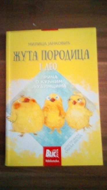 bekstvo iz sosenka knjiga: Mini decija knjiga zuta porodica 1 deo prica o kucnim ljubimcima