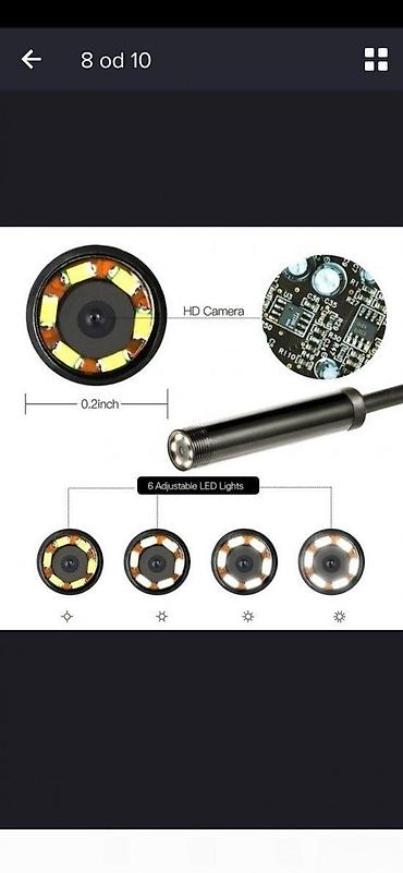 Ostale kamere: Endoskop kamera INDUSTRIJSKA USB,C,mikro.kabl 10m5m — 6