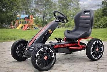 avion igracka za decu: Pedalni go-kart Abarth – sportski dizajn za aktivnu vožnju dece - — 6