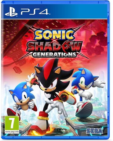 ps4 oyun disk: Ps4 sonic shadow generations