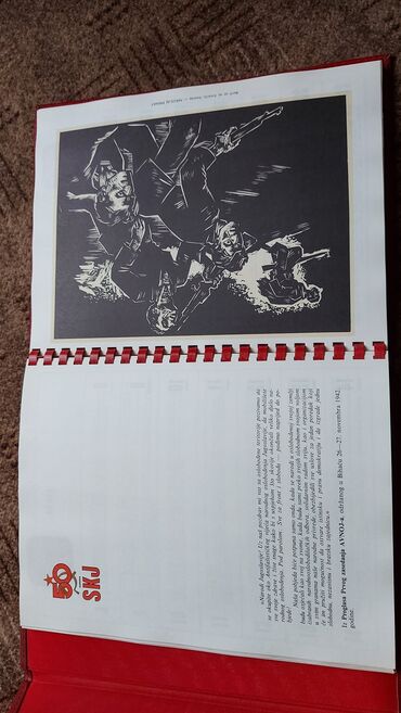 Ostali predmeti za umetnost i kolekcionarstvo: Jubilarna publikacija “50 godina SKJ – 1919–1969” u crvenoj futroli - — 9