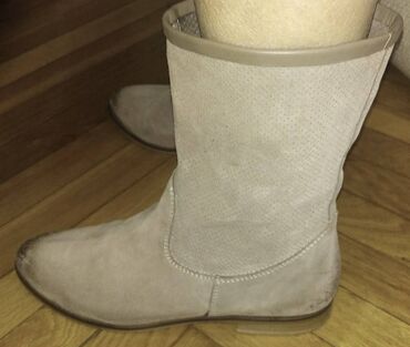 Ostala ženska obuća: Letnje italijanske kožne čizme kao nove 37 Italijanske čizme — 6