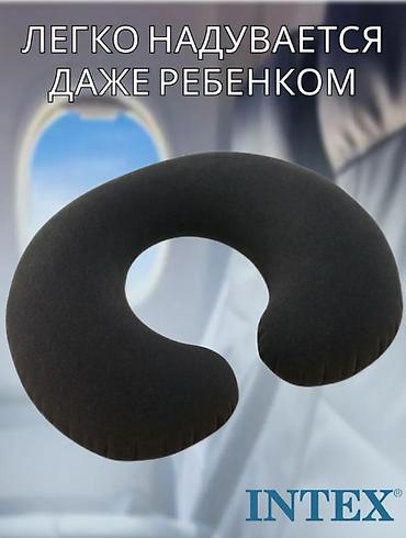 на шею подушка: Надувной подголовник для путешествий Intex 36х30х10 см 68675 Intex — 6