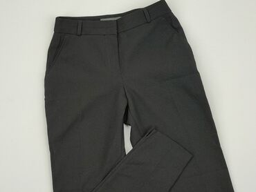 czarne bawełniany t shirty: Material trousers, Primark, XS (EU 34), condition - Very good