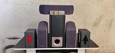 Musiqi mərkəzləri: Orginal made in China Magiteq 5.1 Ev kinoteatri 5.1 satılır.ideal və — 7
