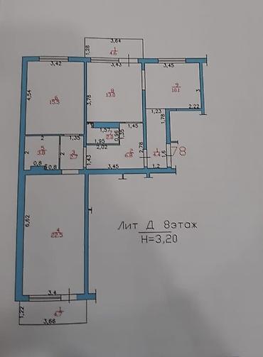 Продажа квартир: 3 комнаты, 90 м², 108 серия, 8 этаж, Евроремонт — 13