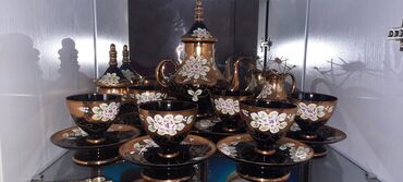 karaca baku qiymetler: Çay dəsti, rəng - Qara