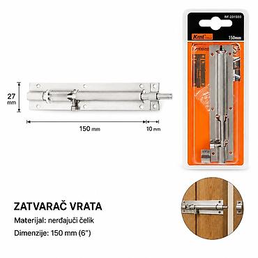 KMT Nerđajući čep 2315053 Zatvarač vrata od nerđajućeg čelika