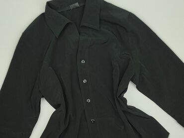 czarne eleganckie bluzki plus size: Women's blouse, size 2XL (EU 44)