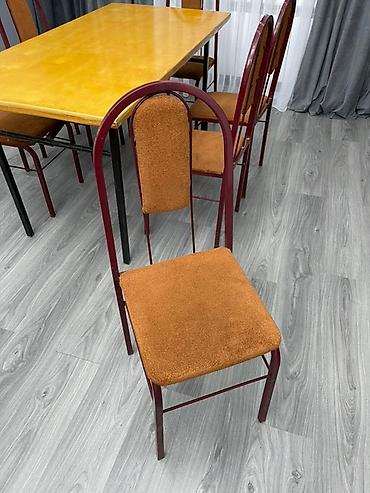 Mebel: Mətbəx üçün, İşlənmiş, Açılmayan, Dördbucaq masa, 6 stul — 3