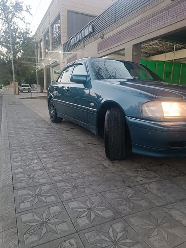 Mercedes-Benz: Mercedes-Benz C-Sinfi sedan (W202) - Kuzov: 4 qapılı sedan, mavi rəng — 5