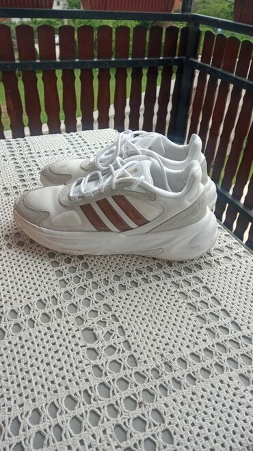 grubin papuce zenske: Adidas, 40, bоја - Bela