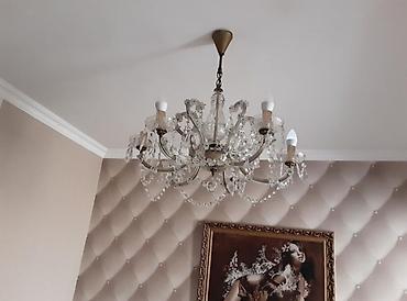 İşıqlandırma: Çılçıraq, 6 lampa, Xrustal — 1