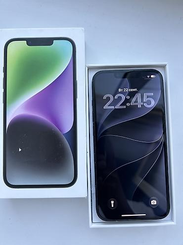 iphone 4a: IPhone 14, Б/у, 128 ГБ, Midnight, Защитное стекло, Коробка, В рассрочку, 80 % — 3