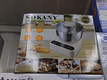 Электрическая тестомесильная машина SOKANY SK-05017 - Объем чаши: 5 л