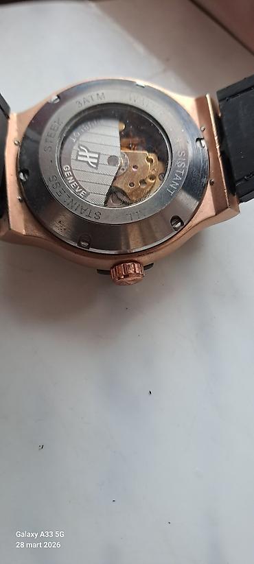 hublot geneve 53688: Hublot tərzində mexaniki qol saatı - Korpus: qızılı tonlu metal, ön — 2