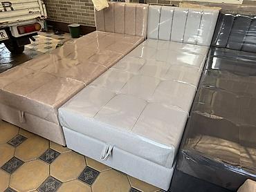 Односпальные кровати: Односпальная тахта с подъёмным коробом - Компактная тахта с вшитым — 42