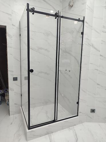 Душевые перегородки и ограждения: Душевые кабины стеклянные перегородки душевые кабины Бишкек 🚿 — 13