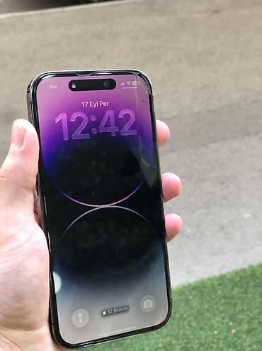 iphone 14 ağ: IPhone 14 Pro, 256 GB, Deep Purple, Face ID — 5