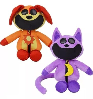 trimer za decu igracka: Smiling Creatures Cat Nap i Dog Day NOVE plišane igračke jako