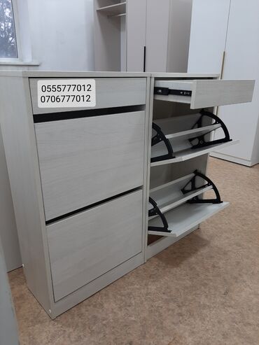 Полки для обуви: Узкая, компактная обувница без ручек Отличное решение для узкого — 3