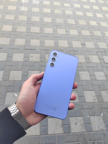 телефон флай 504: Samsung A34, 128 ГБ, цвет - Фиолетовый, Кнопочный, Отпечаток пальца