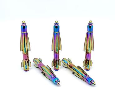 velosiped nömrəsi: Velosiped klapan qapaqları – çoxrəngli (neochrome) metal dizaynlar — 1