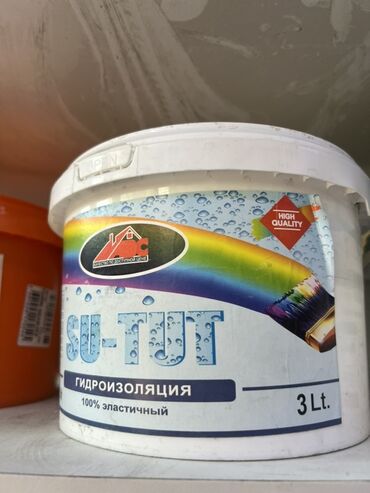 клей для обоя: Эластичная гидроизоляция SU-TUT объемом 3 литра, предназначенная для
