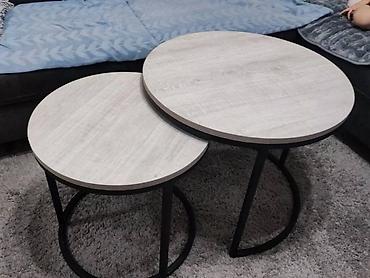 salon: Set okruglih klub stolova fi65 fi50 Mogucnost izrade klub i — 2