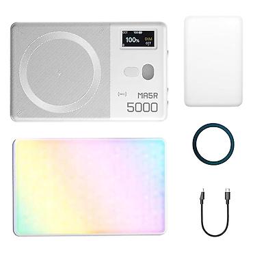 mini phone: Telefon üçün LED işıqlandırma simsiz enerji toplama ilə Godox MA5R RGB — 9