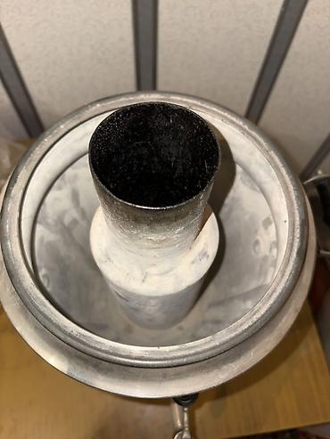 samovar odun: Tula markalı/odunlu samovar - Material: paslanmayan polad tonlarında — 4