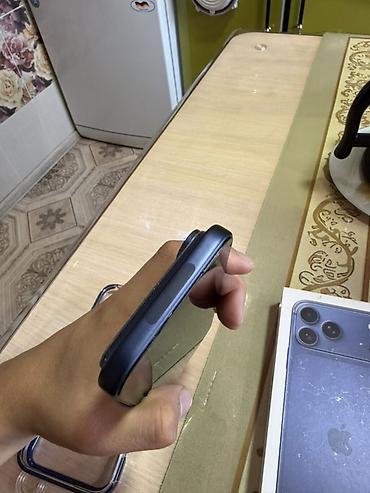 iphone 113: IPhone 17 Pro Max, Б/у, 256 ГБ, Blue Titanium, Коробка, 100 % — 7