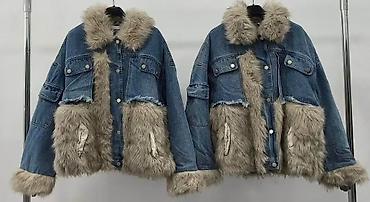teddy kaput rozi: Teksas u kombinaciji sa krznom 🔥 Novi model teksas jaknica Cena: 7500 — 2