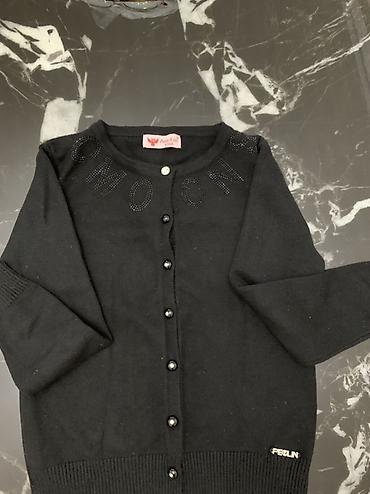 Uşaq dünyası: Uşaq kardiqanı – Pelin Kids, ölçü 9/134. - Rəng: qara - Model — 1