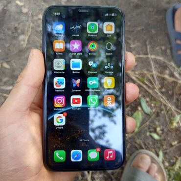 мерс сатам: Б/У айфон 11 черный цвет 64ГБ Face ID работает АКБ 73