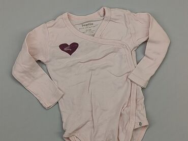 różowe body niemowlęce: Body, Lupilu, 3-6 m, 
stan - Dobry