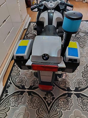 Uşaq üçün elektrik maşınları: Uşaq üçün elektrikli polis motosikleti – BMW R1200 RT dizaynı az — 2