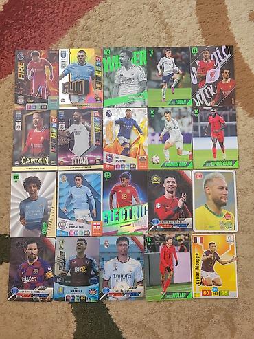 messi topu: Futbol kartları Topps/Panini üslubunda müxtəlif seriyalardan futbol — 1