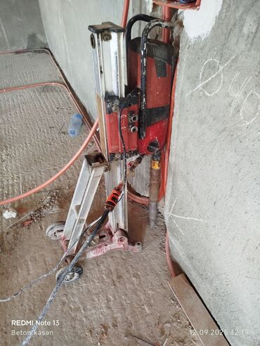 Beton işləri: Beton kəsmə beton deşmə xidməti Karot - HILTI DD 200 / 350 ilə 25 ° — 11